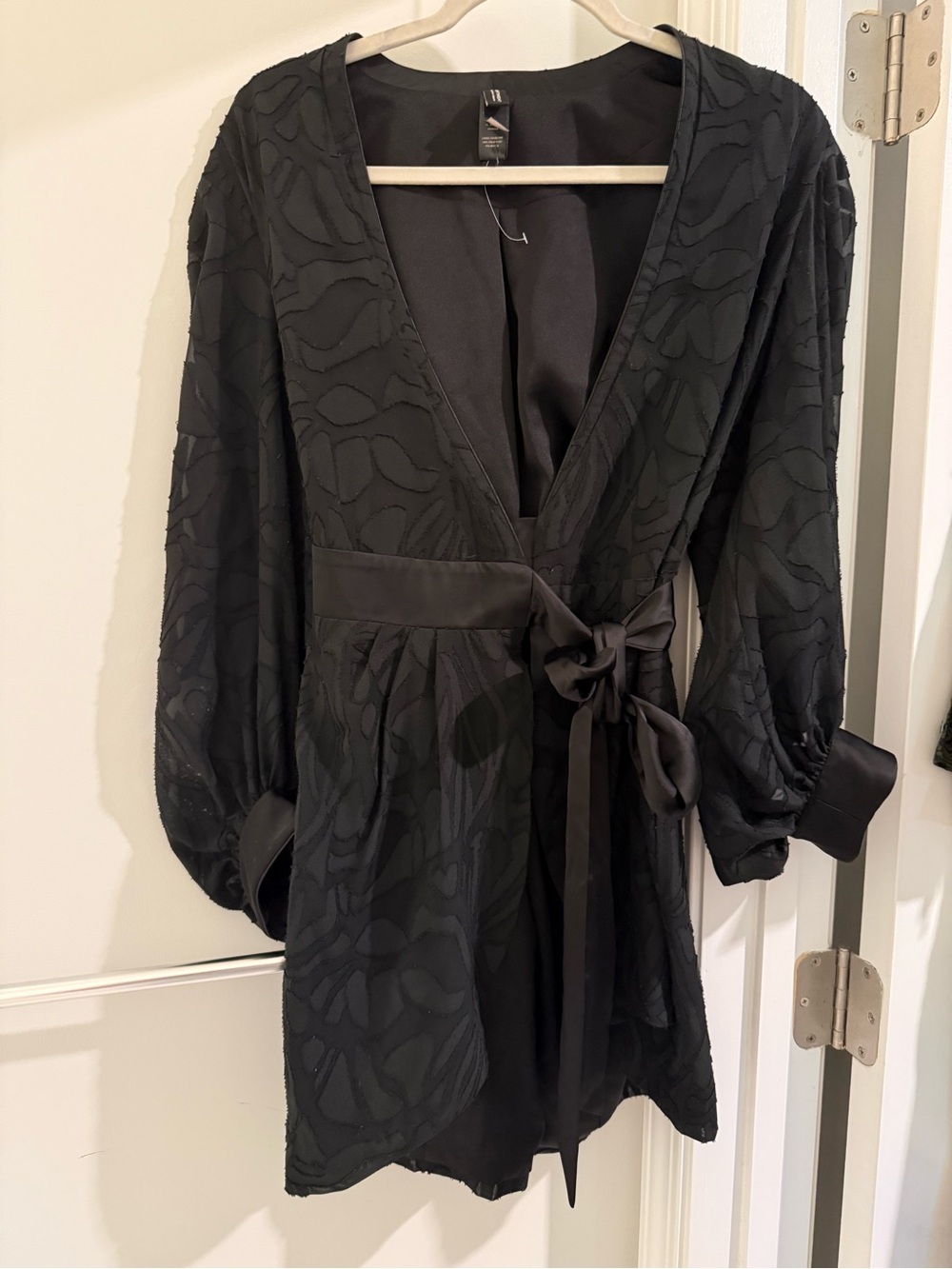 Jonathan Simkhai Satin-Trim Wrap Dress